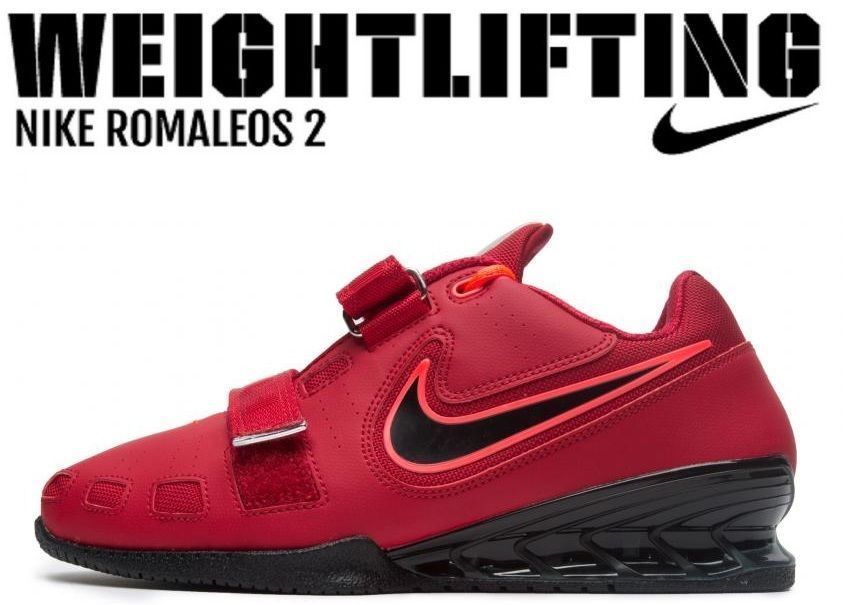 nike romaleos 2 black red